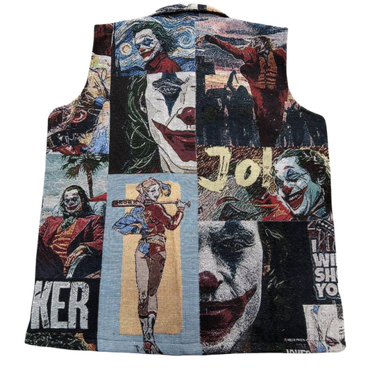 Dark Clown Woven Tapestry Vest