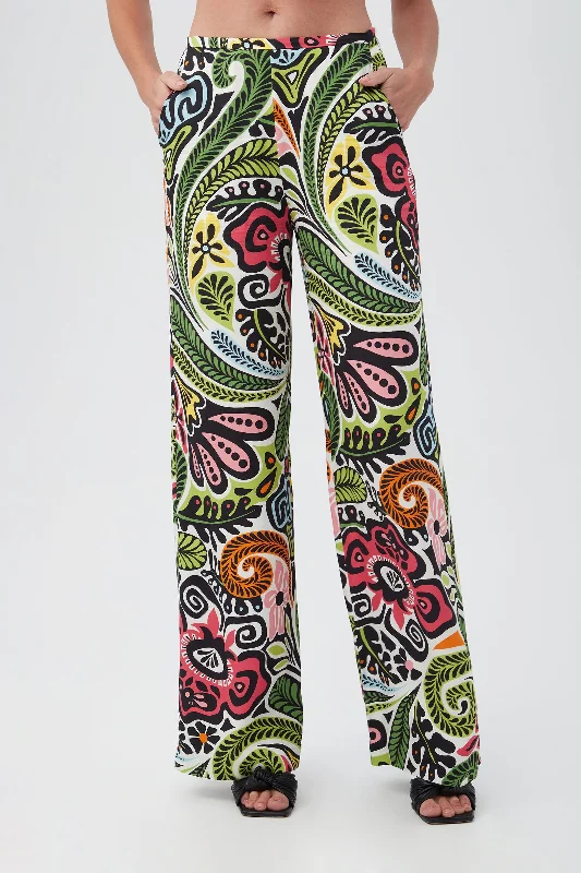 Tavia Pant Elegant Silk Pants