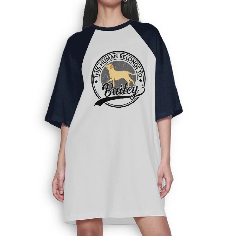 Human Belongs - Personalized Custom 3/4 Sleeve Dress