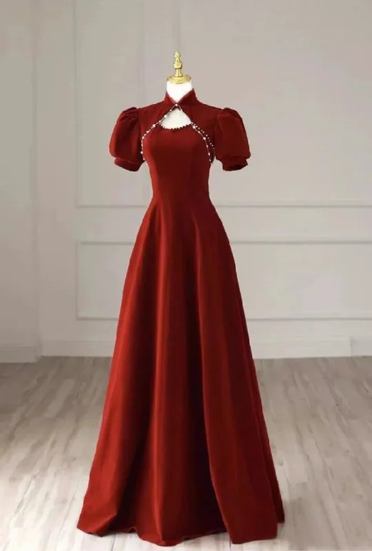 New women's long high-end engagement dress banquet prom dress cc1161