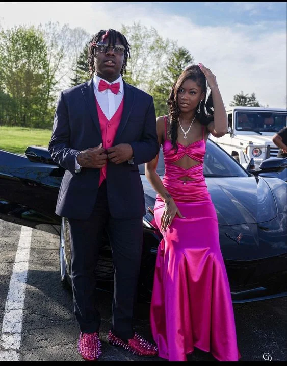 Sweetheart Fuchsia Mermaid Prom Dress,Long Prom Dress cc1099