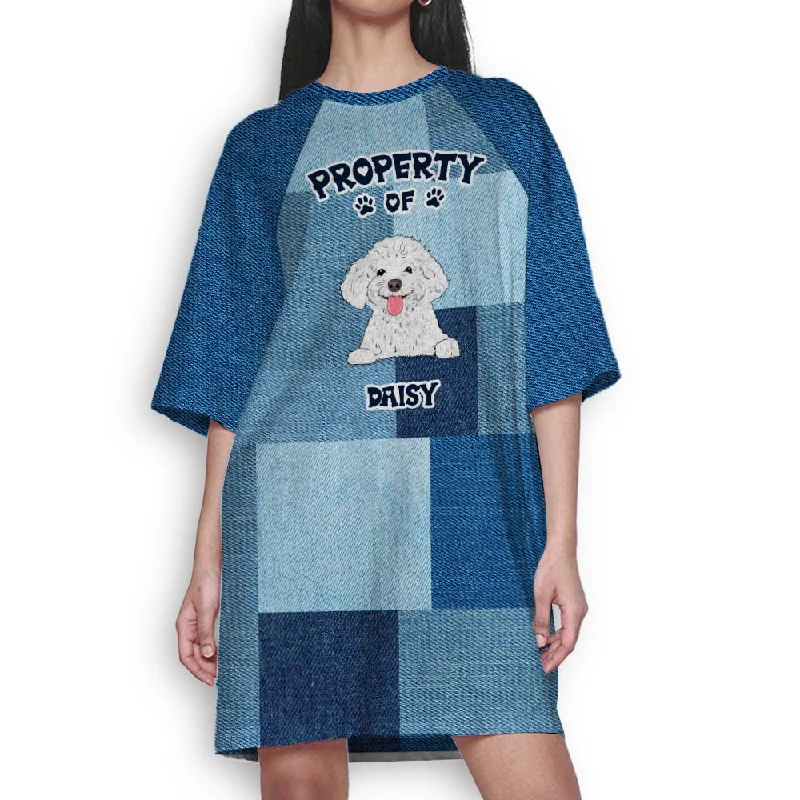 Patchwork Pattern - Personalized Custom 3/4 Sleeve Dress