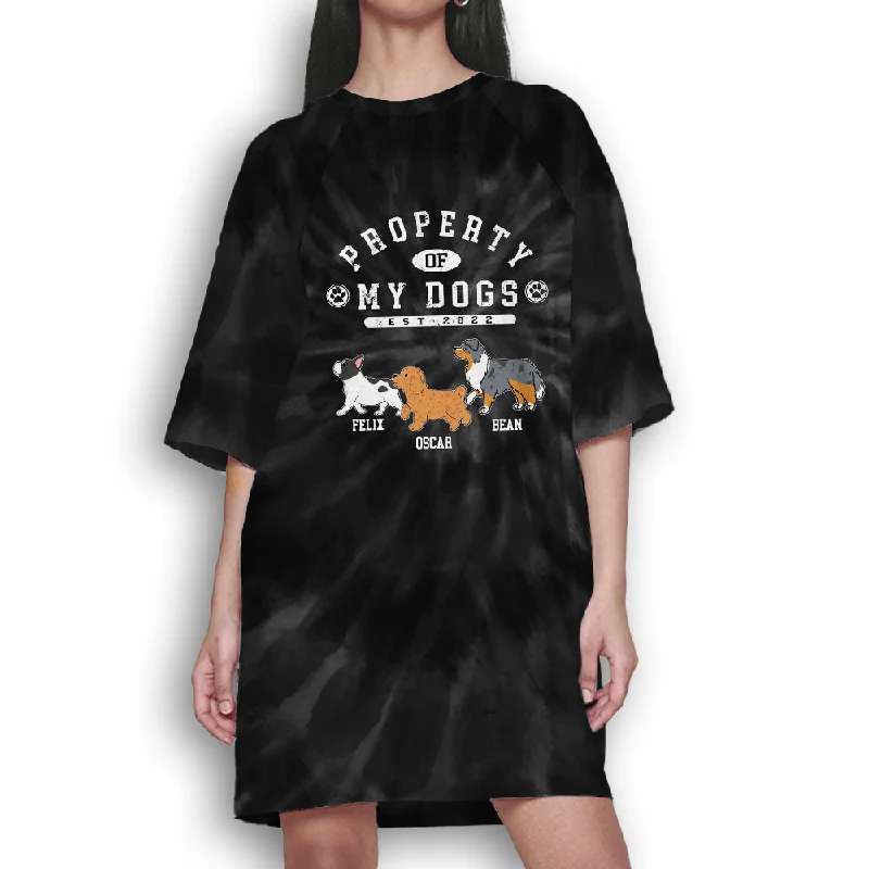 Dog Property - Personalized Custom 3/4 Sleeve Dress