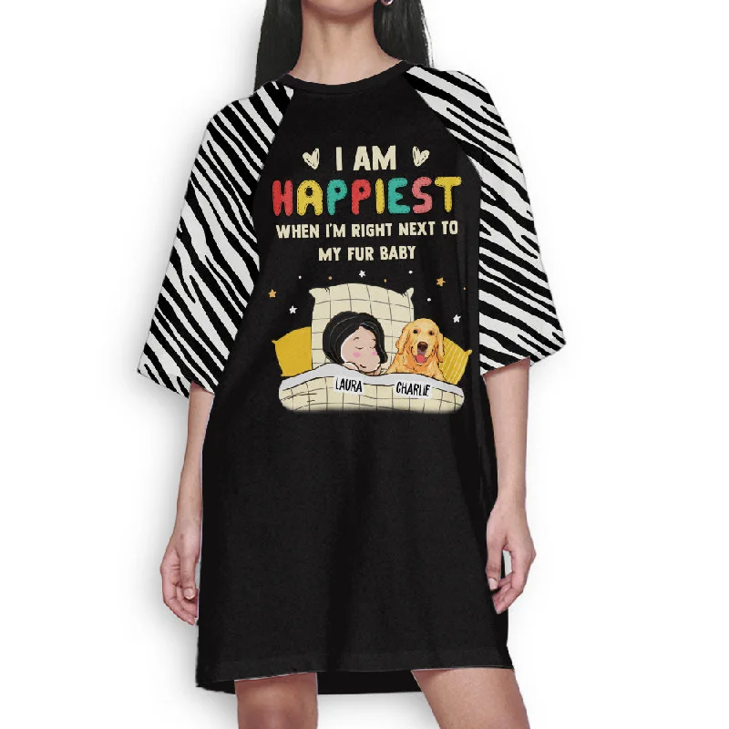 The Happiest Moment - Personalized Custom 3/4 Sleeve Dress