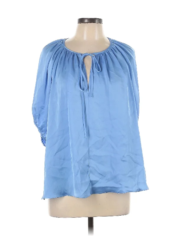 3/4 Sleeve Blouse Elegant Embroidery Blouse