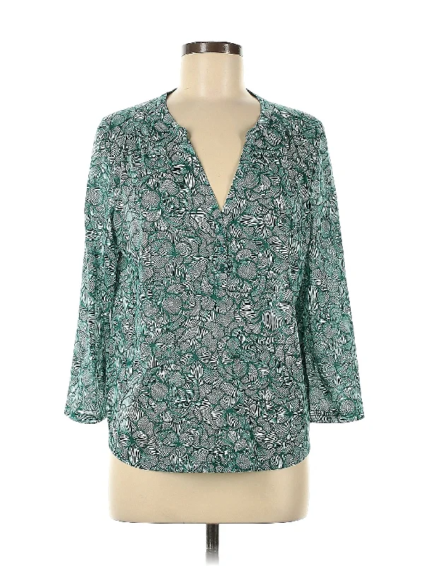 3/4 Sleeve Blouse Side Tie Blouse