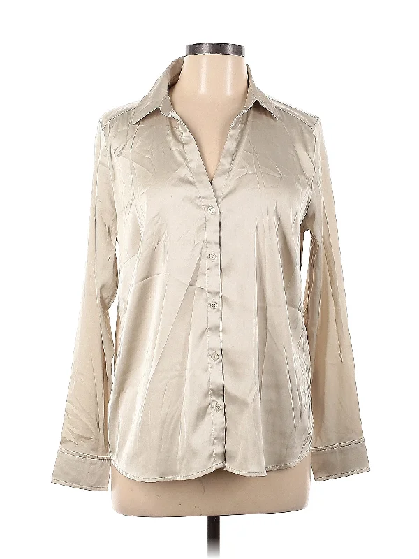 3/4 Sleeve Blouse High Neck Blouse