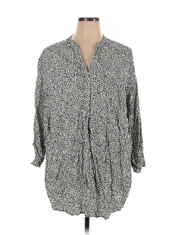 3/4 Sleeve Blouse Vintage Polka Blouse