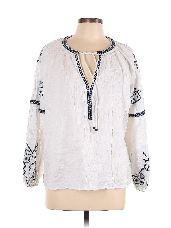 3/4 Sleeve Blouse Pastel Color Blouse