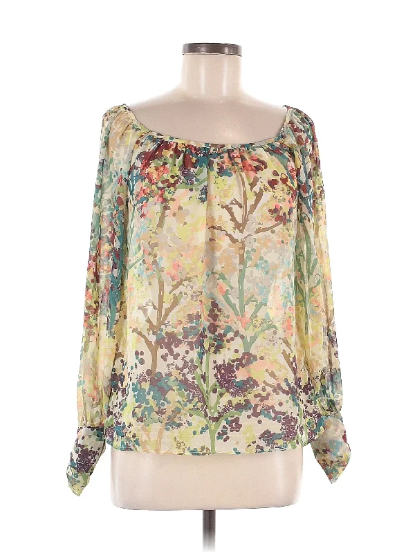 3/4 Sleeve Blouse Chic Sleeveless Blouse