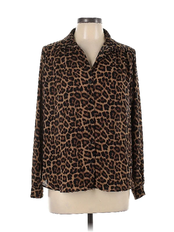Long Sleeve Blouse Floral Print Blouse