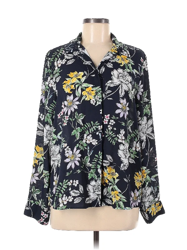 Long Sleeve Blouse Gathered Detail Blouse