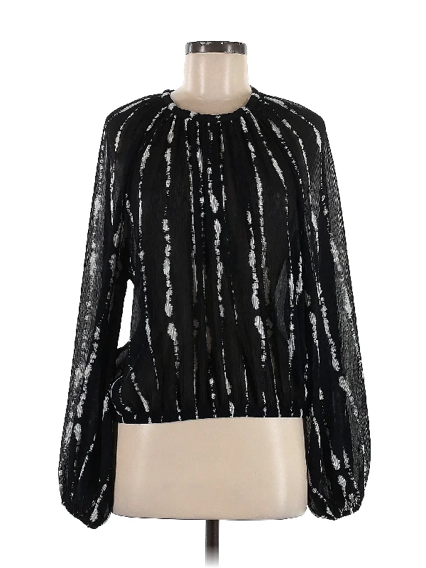 Long Sleeve Blouse Soft Knit Blouse