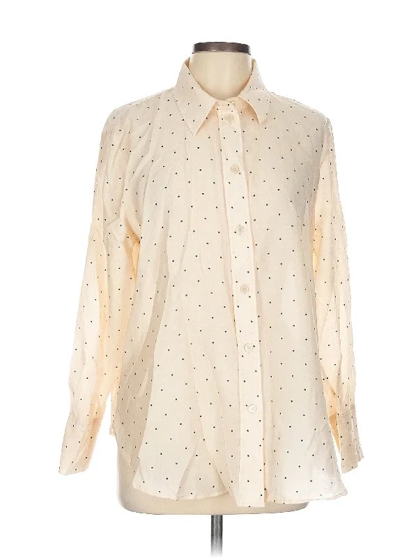 Long Sleeve Blouse Chic Square Blouse