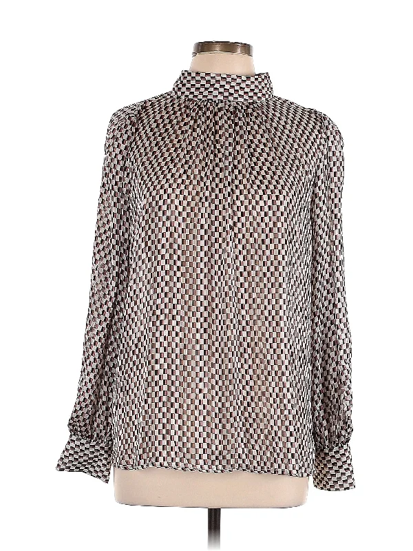 Long Sleeve Blouse Lightweight Linen Blouse