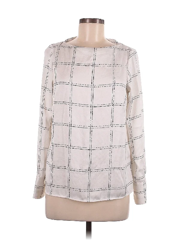 Long Sleeve Blouse Ruched Sleeve Blouse