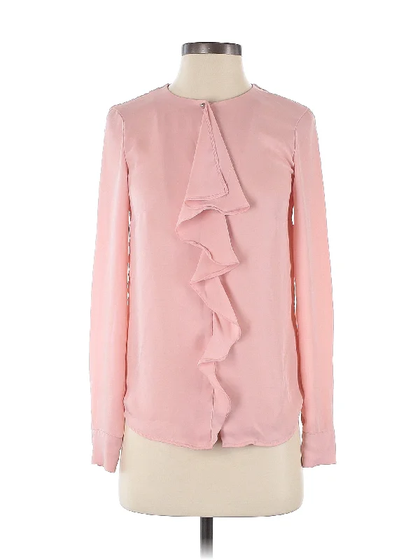 Long Sleeve Blouse Casual Stripe Blouse