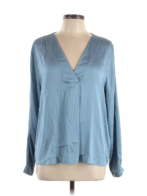 Long Sleeve Blouse Chic Ruffle Blouse