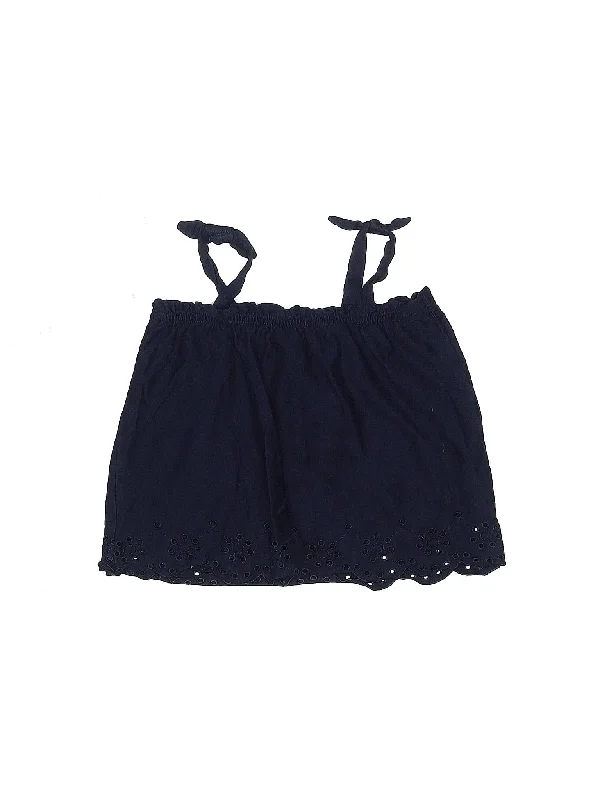 Sleeveless Blouse Elegant Peplum Blouse