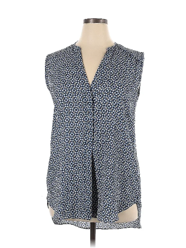 Sleeveless Blouse Peter Pan Collar Blouse