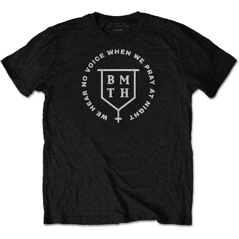 Bring Me The Horizon | Official Band T-Shirt | No Voice Satin Fabric Silk Fabric Chiffon Fabric Bring Me The Horizon | Official Band T-Shirt | No Voice Satin Fabric Silk Fabric Chiffon Fabric