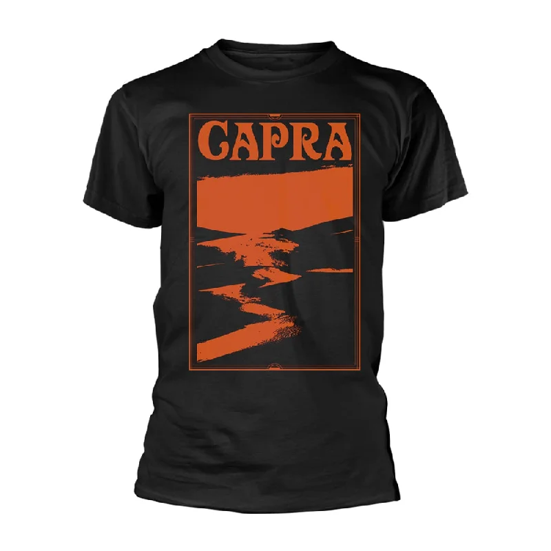 Capra Unisex T-shirt: Dune (Orange) Casual Formal Business