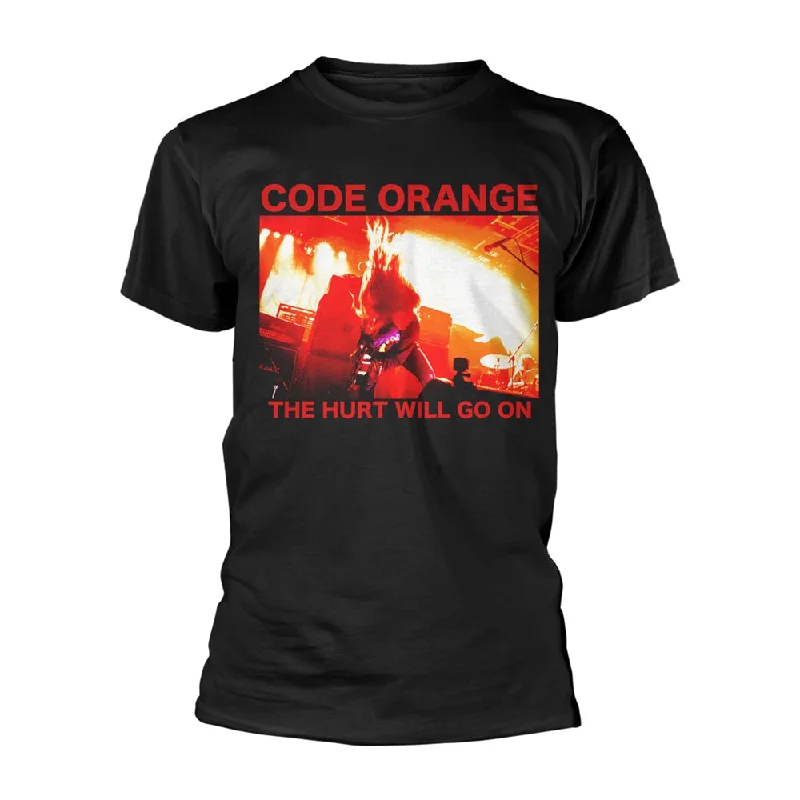 Code Orange Unisex T-shirt: Red Hurt Photo Basic T-Shirt Crew Neck Short Sleeve
