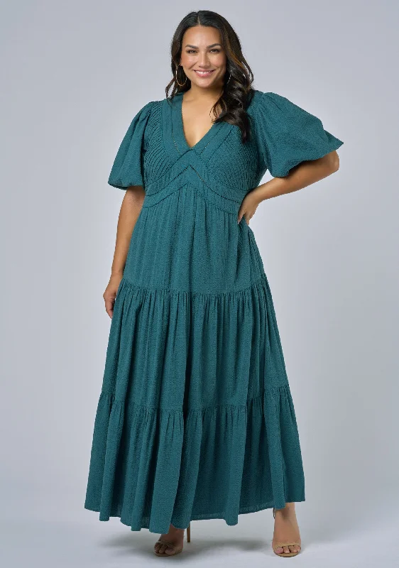 Abigale Maxi Dress Comfortable Ruffle Maxi Dress