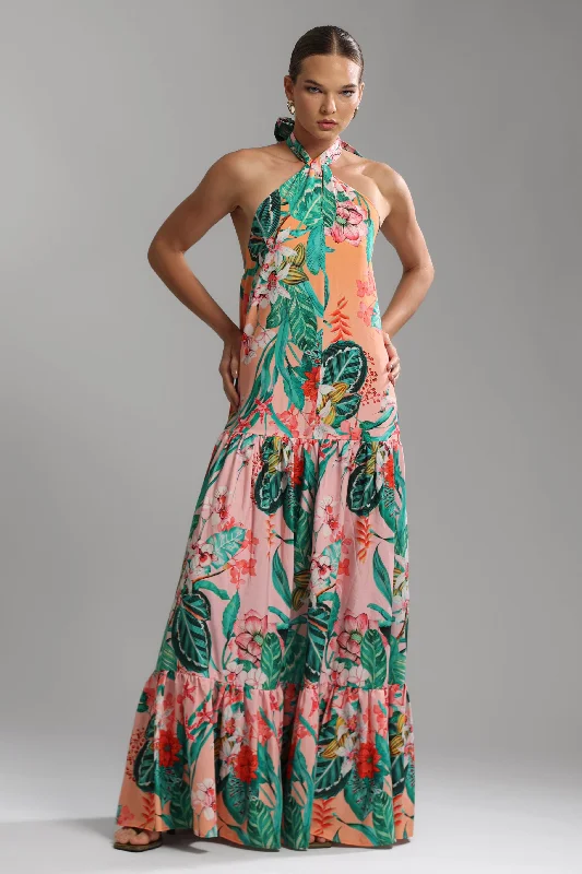 FR Natural Lilyth Maxi Dress Trendy Maxi Dress with Straps