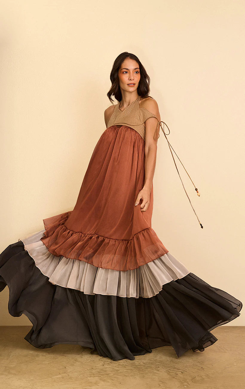ZG Herrera Maxi Dress Classic Solid Maxi Dress
