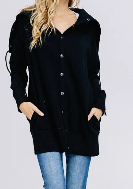 Sailor Button Jacket - 3 Colors Knit Jacket Woven Jacket Fleece Jacket