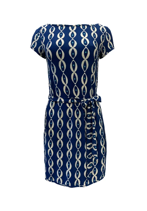 Leota Women's Blue Robin's Egg Streight Stretchy Mini Dress #2074 Small NWT Elegant Satin Mini Dress