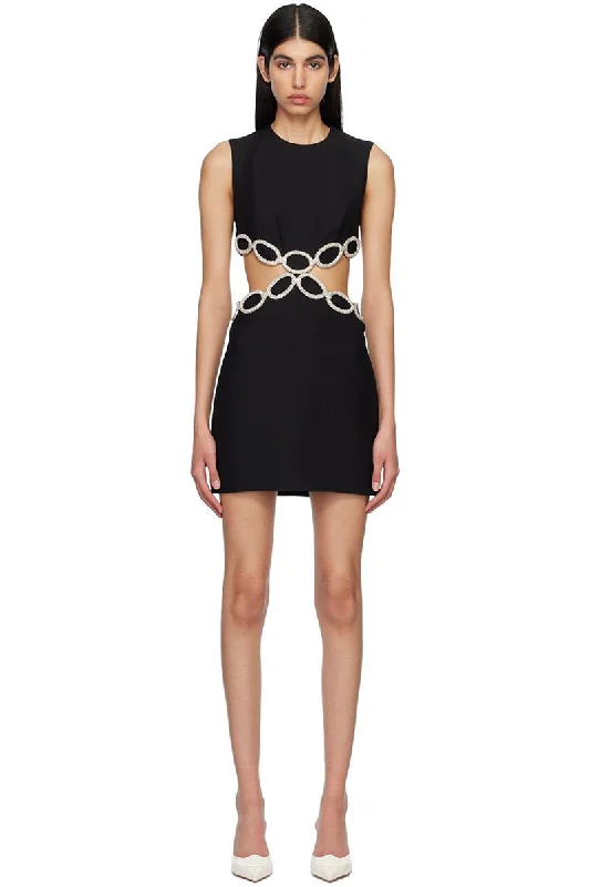 Romantic Couture Bandage Mini Dress Cozy Wraparound Mini Dress