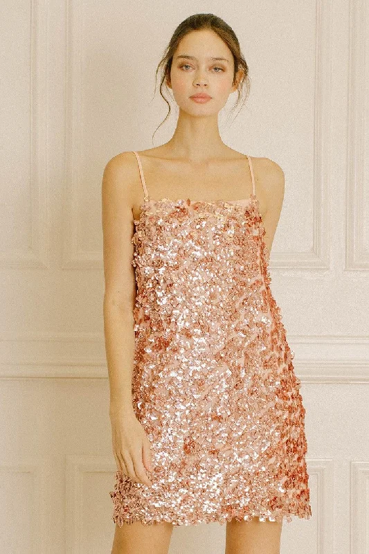 sleeveless sequin overlay mini dress Cozy Wraparound Mini Dress