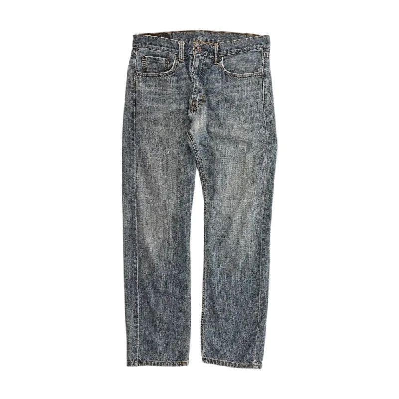 505 Solid Jeans Fashionable Distressed Jeans