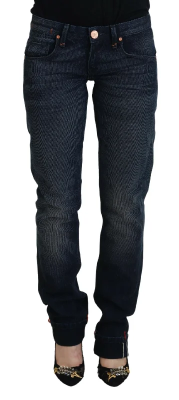 Acht  Low Waist Straight Fit Women Casual Women's Jeans Comfortable Full-Length Denim Jeans