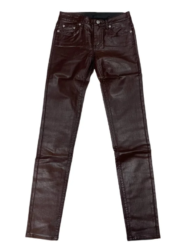 BLK DNM Women's Empire Red Slim Fit Jeans 26 #WJ520401 NWT Trendy Skinny High-Waist Jeans