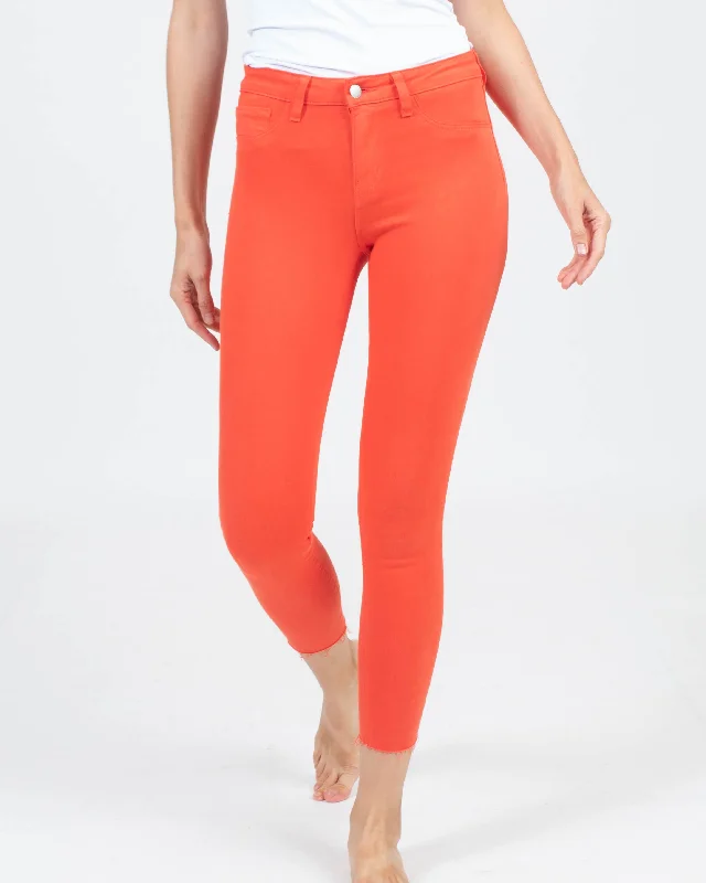 Bright Colored Skinny Jeans Trendy Low-Rise Bootcut Jeans