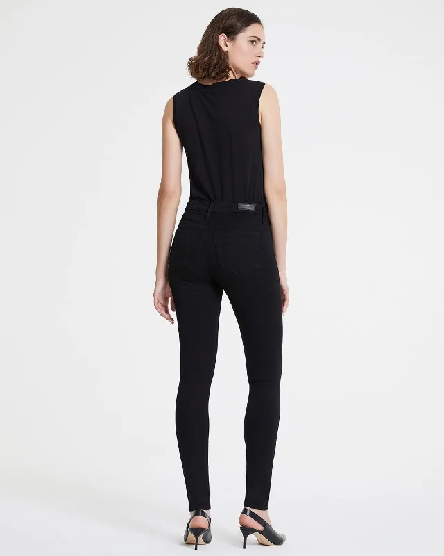 "The Farrah Skinny" Jeans Trendy Button-Up High-Waist Jeans