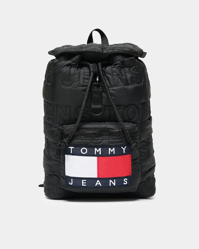 Tommy Jeans Heritage Puffer Backpack Black Elegant High-Waisted Flared Jeans