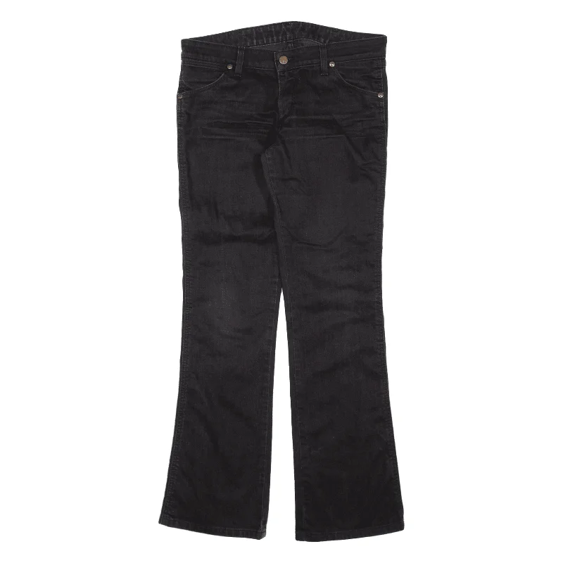 WRANGLER Megan Womens Jeans Black Regular Bootcut W30 L32 Stylish Plus Size Denim Jeans WRANGLER Megan Womens Jeans Black Regular Bootcut W30 L32 Stylish Plus Size Denim Jeans