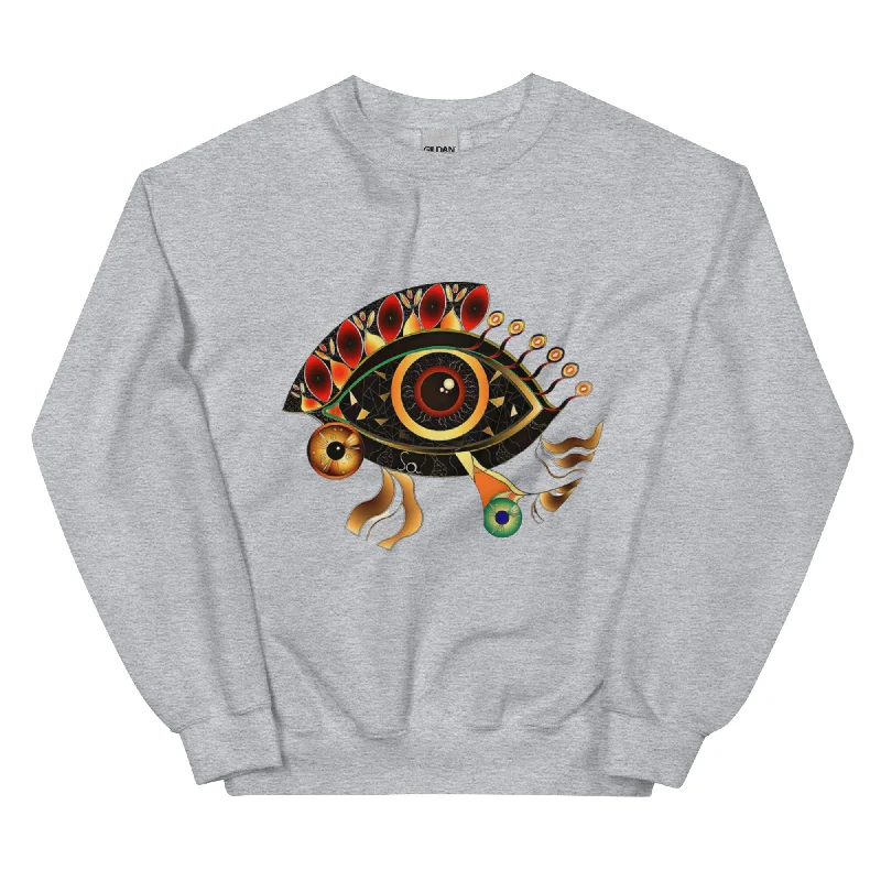 EYE 1 Unisex Classic Sweatshirt Hoodie with Lace Feminine Delicate