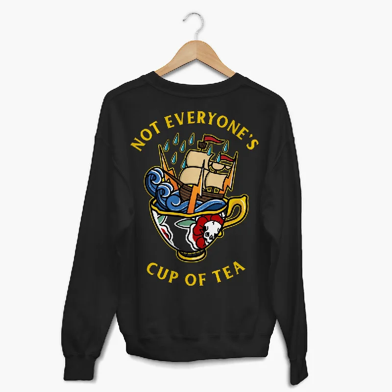 Not Everyone's Cup Of Tea Sweatshirt (Unisex) Hoodie with Reflective Safety Nightwear