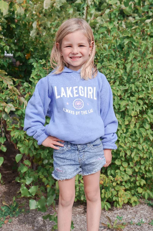 Youth Smile by the Lake Hoodie Hoodie with Patch Decorative Personalized